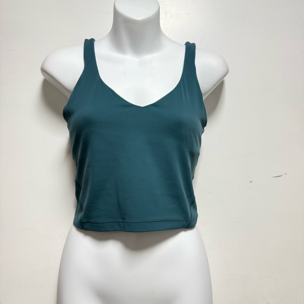 lululemon athletica Teal Crop Top